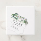 White King Protea Orchids Wedding Vielen Dank Geschenkanhänger (Beispiel)