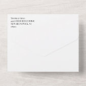 White King Schach Pieces Gay Wedding All In One Einladung (Rückseite)