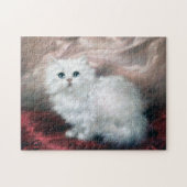 White Kitten, Carl Kahler Puzzle (Horizontal)