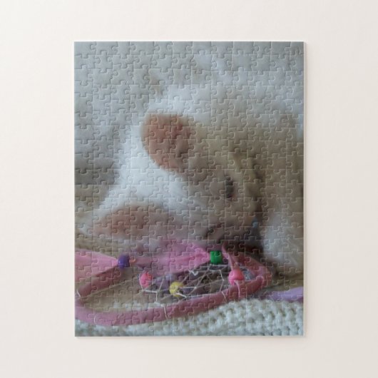 White Kitten Jigsaw Puzzle (Vertikal)