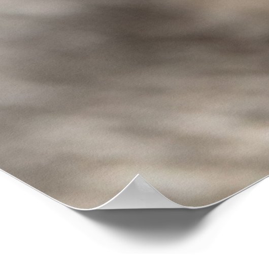 White Kitten Poster (Ecke)