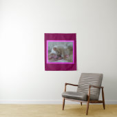 White Kitten Tapestry Wandteppich (Beispiel)