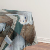 White Kitten Tischdecke (Beispiel)