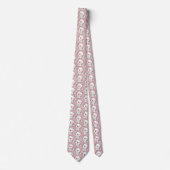 White Kitty Cat Neck Tie Krawatte (Vorderseite)