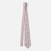 White Kitty Cat Neck Tie Krawatte (Rückseite)