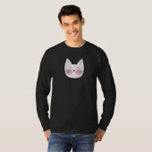 White Kitty Cat T-Shirt (Vorne ganz)