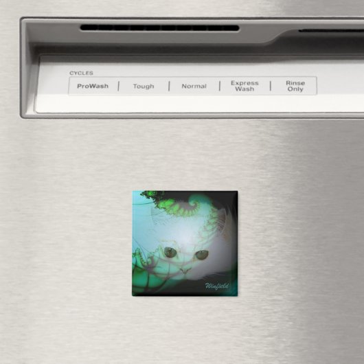 White Kitty Magnet (In Situ (Geschirrspüler))