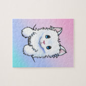 White Kitty Puzzle (Horizontal)