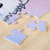White Kitty Puzzle (Seite)