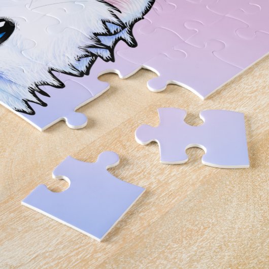 White Kitty Puzzle (Seite)