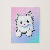 White Kitty Puzzle (Vertikal)