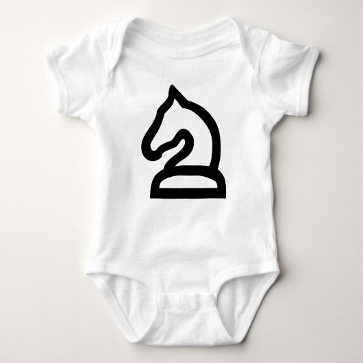 White Knight Baby Strampler (Vorderseite)