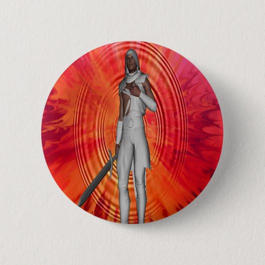 White Knight Button (Vorderseite)