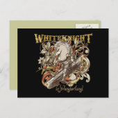 White Knight Carnivale Style (Gold Version) Postkarte (Vorne/Hinten)