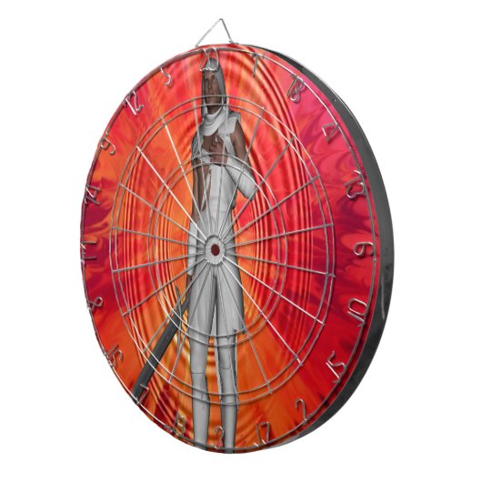 White Knight Dartscheibe (Vorderseite rechts)