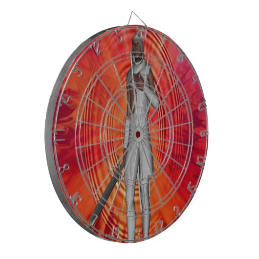 White Knight Dartscheibe (Vorderseite Links)