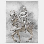 WHITE KNIGHT FLEECEDECKE (Vorderseite)