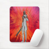 White Knight Mousepad (Mit Mouse)