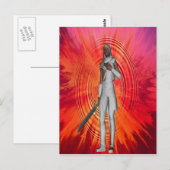 White Knight Postkarte (Vorne/Hinten)