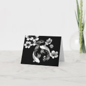 White Koi Karte (Vorderseite)