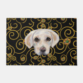 White Labrador Retriever Fußmatte (Vorderseite)