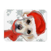 White Labrador Retriever Magnet (Horizontal)
