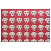 WHITE LABRADOR RETRIEVER STOFF (Fat Quarter (45,7 x 55,9 cm))