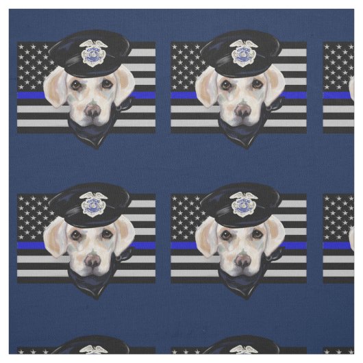 WHITE LABRADOR RETRIEVER STOFF (Muster)