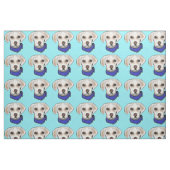 WHITE LABRADOR RETRIEVER STOFF (Fat Quarter (45,7 x 55,9 cm))
