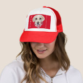 White Labrador Retriever Truckerkappe (Beispiel)