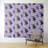 White Labrador Retriever Wandteppich (Beispiel (Horizontal))