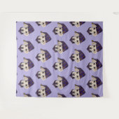 White Labrador Retriever Wandteppich (Vorderseite (Horizontal))