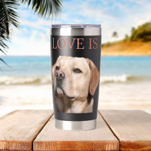 White Labrador Retriever Yellow Liebe Labrador Mam Thermobecher