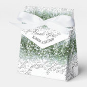 White Lace & Babies Atem Hochzeit Geschenkschachtel (Vorderseite)