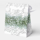 White Lace & Babies Atem Hochzeit Geschenkschachtel (Rückseite)