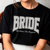 White Lace BRIDE Engagement Shower Bach Party T-Shirt