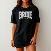White Lace BRIDE Engagement Shower Bach Party T-Shirt