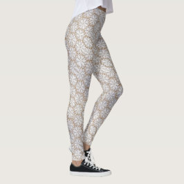 White Lace Daisy Komfortable sexy Niedliche Hot Cl Leggings