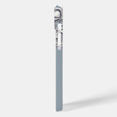 White Lace Herz Romantischer Charm Elegante Case-Mate iPhone Hülle (Rückseite / Links)