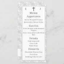 White Lace Katholic Mit Monogramm