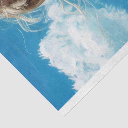 White Lace Maternity Brautparty Découpage Seidenpapier (Ausschnitt)