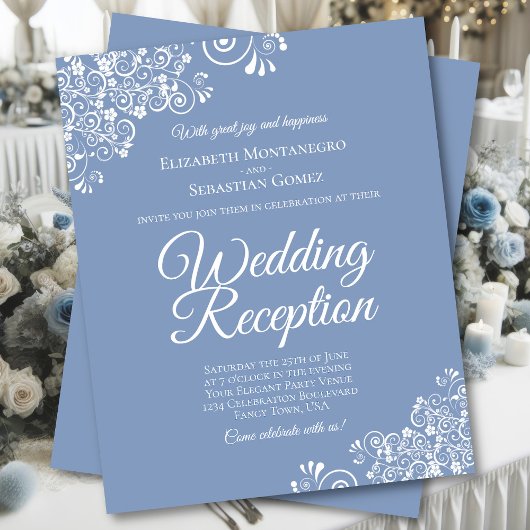 White Lace on Blue BUDGET Hochzeitsempfehlung einl