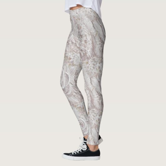 White Lace Wedding Leggings (Links)