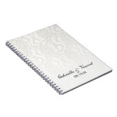 White Lace Wedding Notizblock (Rechte Seite)