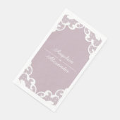 White Lace Wedding Serviette (Ecke)