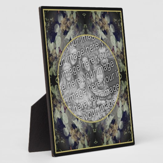 White Lacecap Hydrangea Fügen Sie Ihr Foto hinzu Fotoplatte (Seite)