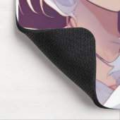 White Lady Cat Mousepad (Ecke)