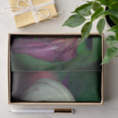 White Lady Slipper Orchid Blume Decoupage Seidenpapier (Geschenk)