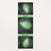 White Lady Slipper Orchid Blume Personalisiert Yogamatte (Vorderseite)
