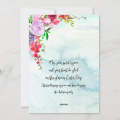 White Lamb Happy Oaster Gruß Feiertagskarte (Rückseite)